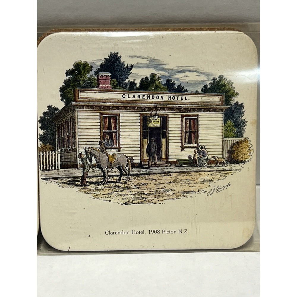 Drink Coasters‎ New Zealand Set of 6 Places Travel Memorabilia Jasón Brand - Picture 6 of 9